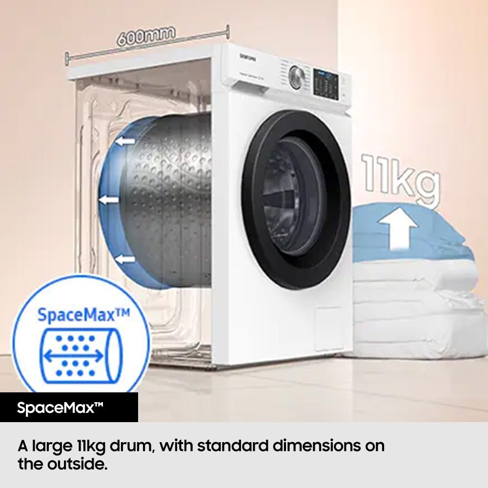 Samsung WW11DG6B25LBU1 11kg 1400 Spin Washing Machine Black - A Rated - image 4