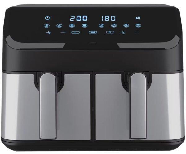 Daewoo SDA2616GE 9L XL Digital Double Drawer Air Fryer 2000W