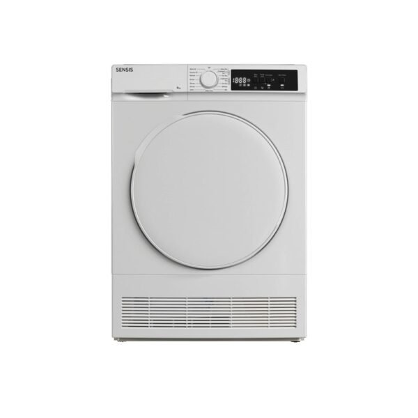 Sensis TDCF018BW 8kg Freestanding Condenser Tumble Dryer White – B Rated