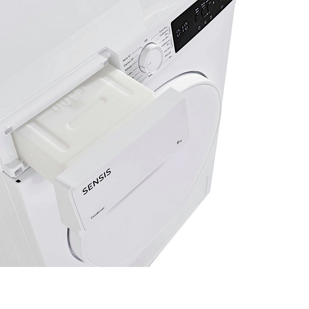 Sensis TDCF018BW 8kg Freestanding Condenser Tumble Dryer White - B Rated - image 9