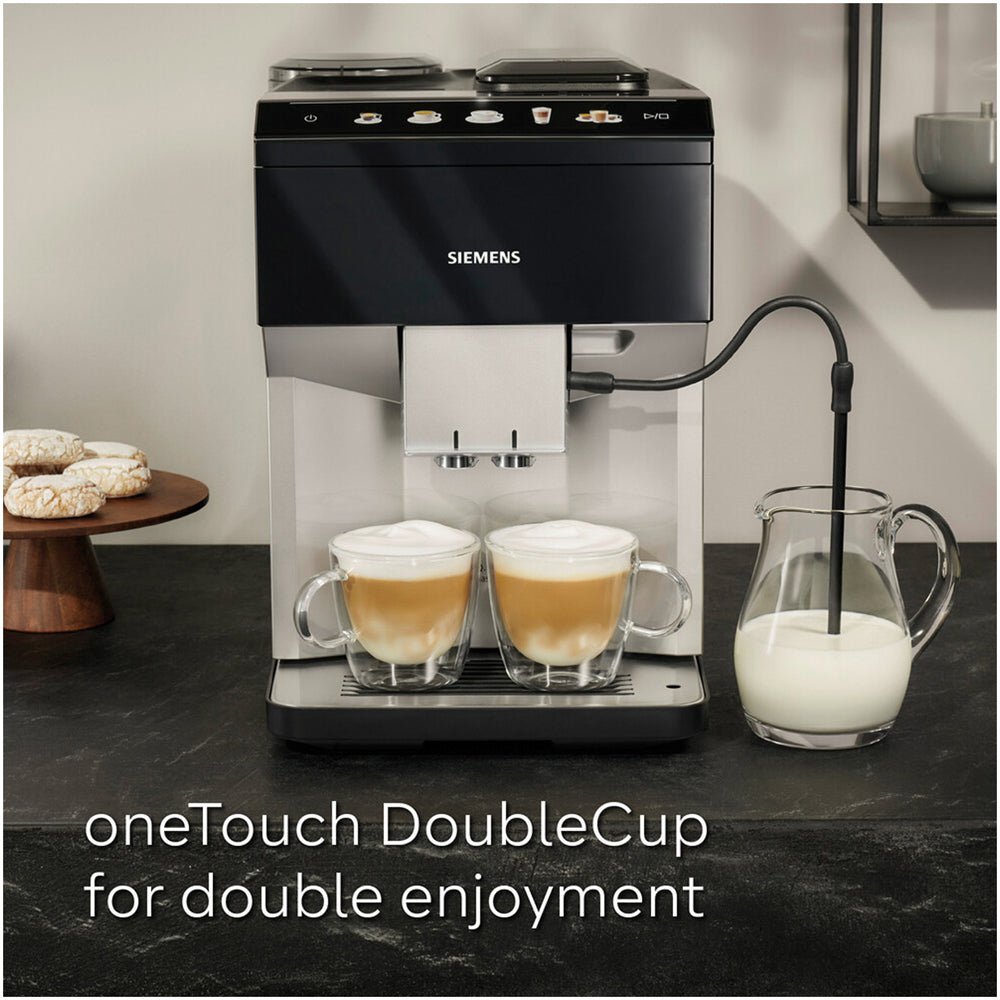 Siemens TP515GB1 EQ500 Bean to cup coffee machine Black Silver - image 2