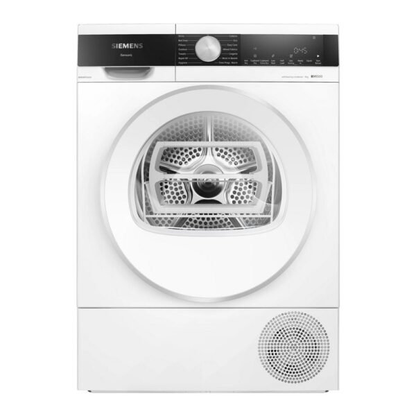 Siemens WQ45G202GB 9kg iQ500 Freestanding Heat Pump Tumble Dryer – A+++ Rated