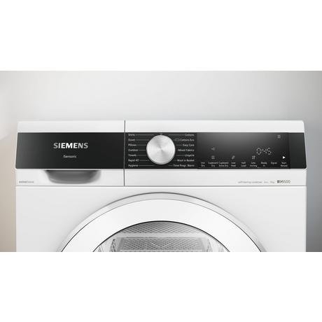 Siemens WQ45G2D2GB iQ500 9kg Heat Pump Condenser Tumble Dryer White - image 2