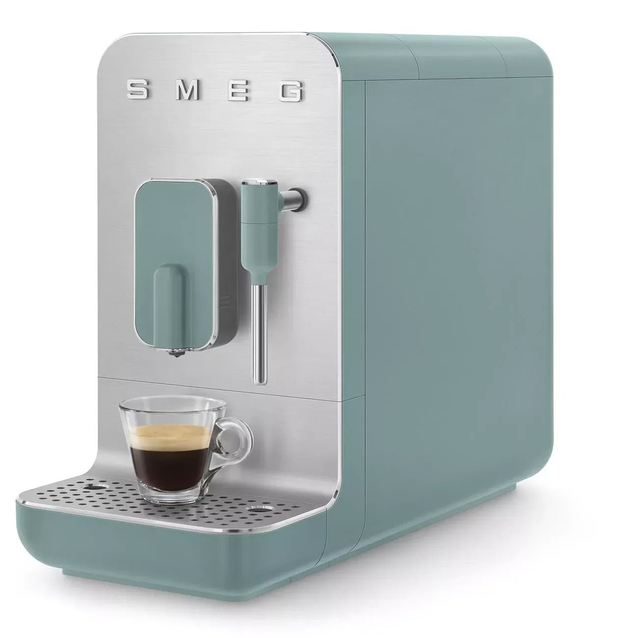 Smeg BCC12EGMUK Retro Bean to Cup Espresso Coffee Machine Emerald - image 2