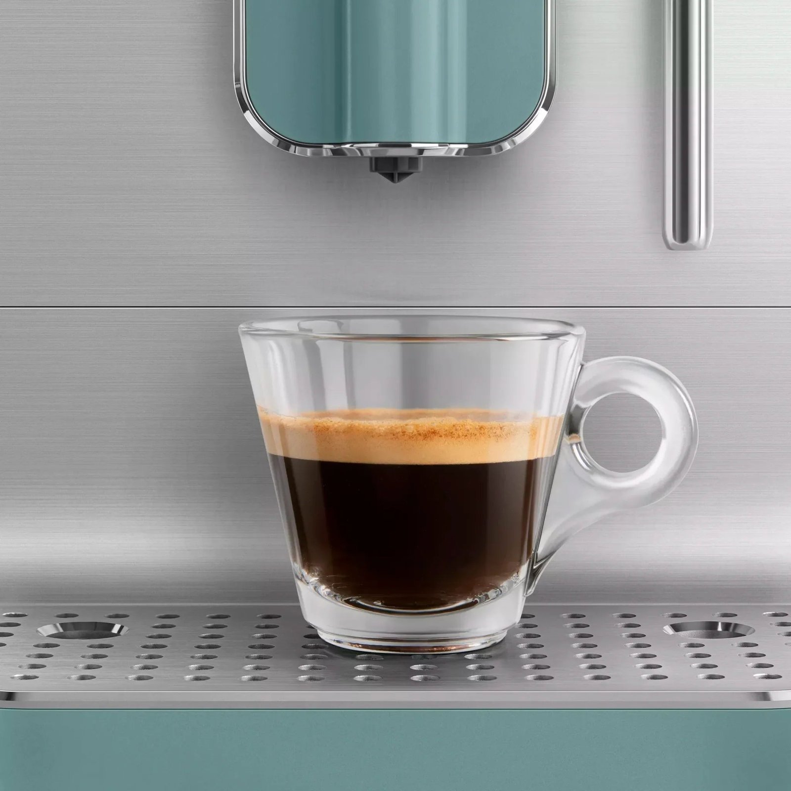 Smeg BCC12EGMUK Retro Bean to Cup Espresso Coffee Machine Emerald - image 11
