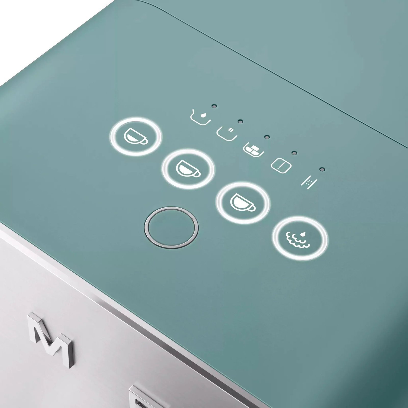 Smeg BCC12EGMUK Retro Bean to Cup Espresso Coffee Machine Emerald - image 9