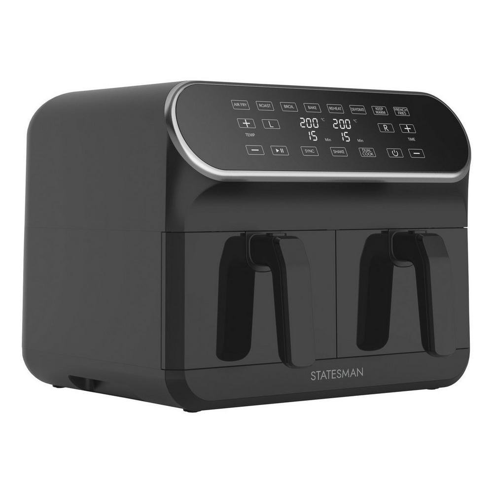 Statesman SKAF08017BK Digital Dual Zone Air Fryer - Black - image 2